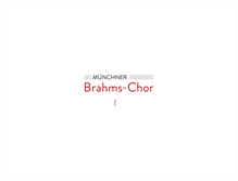 Tablet Screenshot of brahms-chor.de